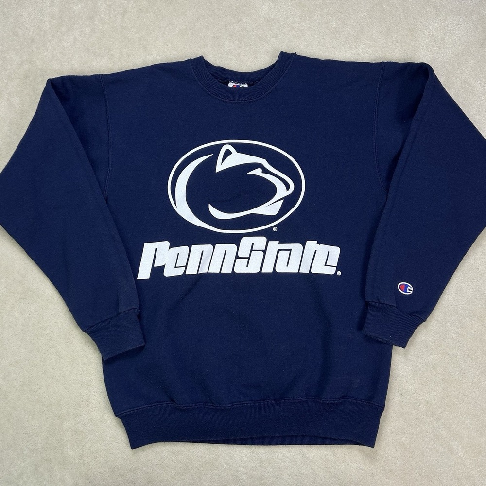 VINTAGE 90s Champion Penn State Nittany Lions Sweatshirt Fleece Small